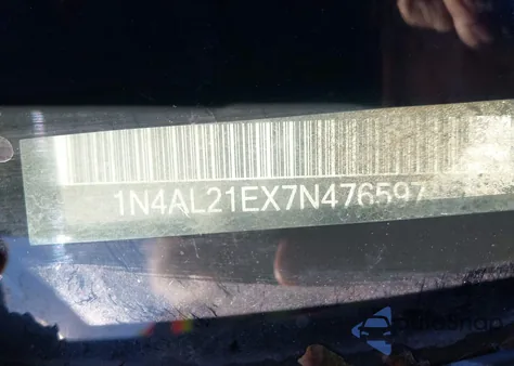2007 Nissan Altima 2.5 S from USA, damaged, VIN 1N4AL21EX7N476597